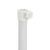Umbrella Stand White Steel for 25 32 mm Pole