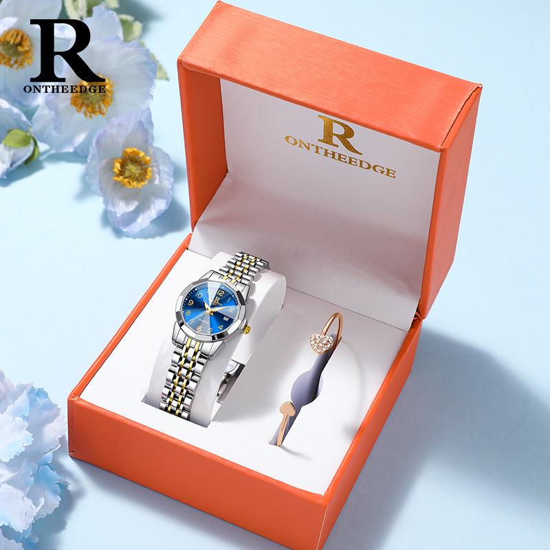 Elegant Women's Waterproof Quartz Watch with Digital Dial