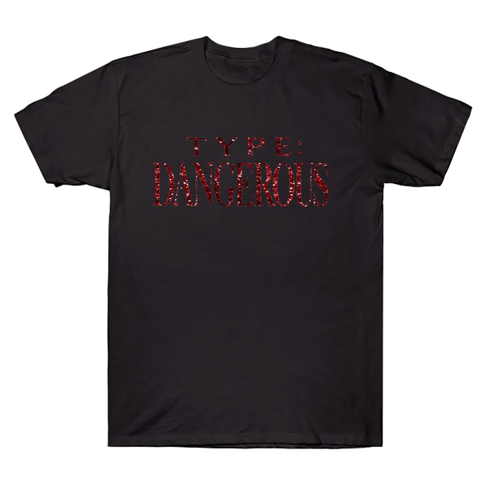 

Mariah Carey Merch Type Dangerous Glitter T-Shirt Summer Cotton Men Women Large Size Top Y2K Clothes Crewneck Short Sleeve Tees 4XL