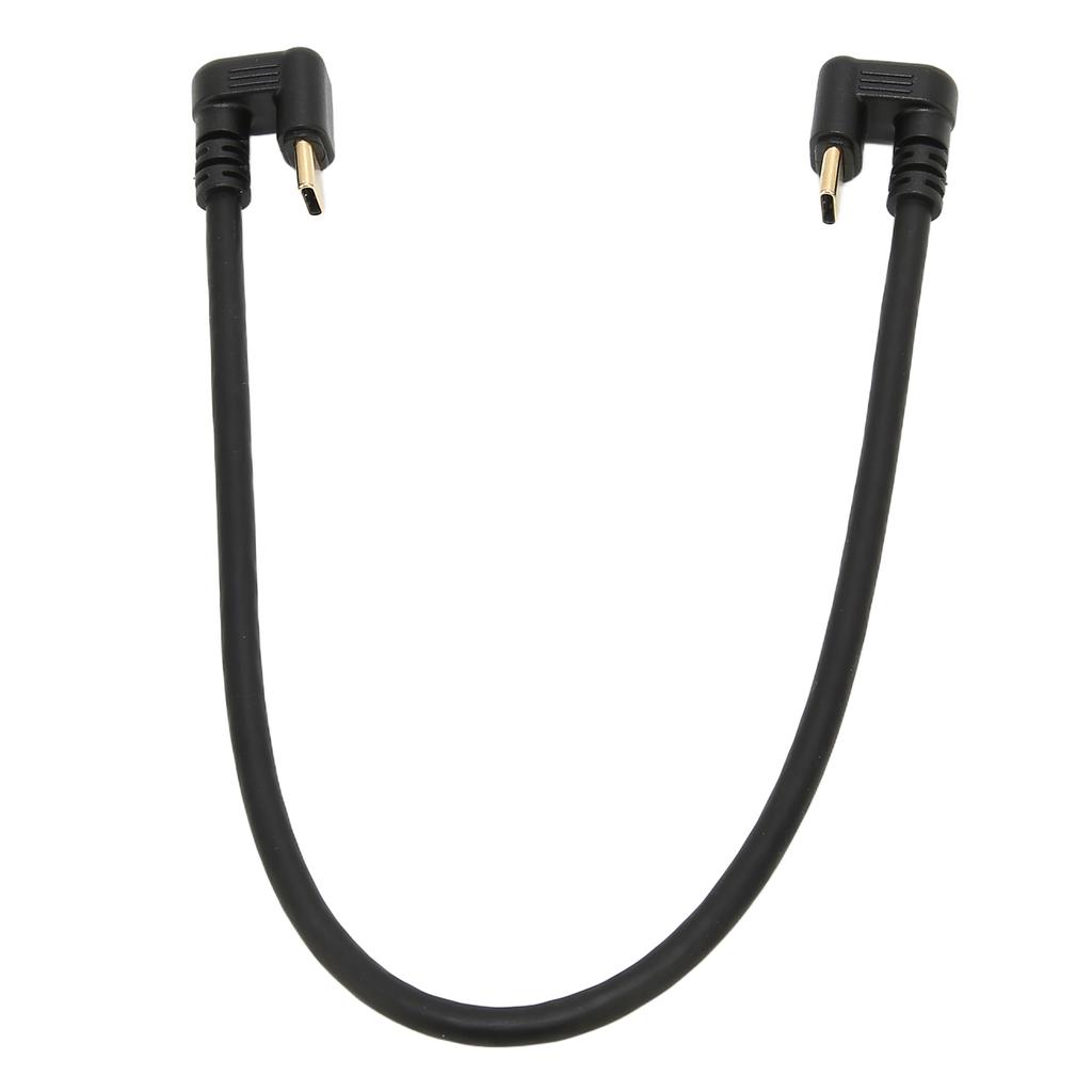 Datenverlängerungskabel 10Gbps Vergoldet Schnell Winkel Stecker auf Stecker USB 3.1 Typ C Kabel 11,8 Zoll