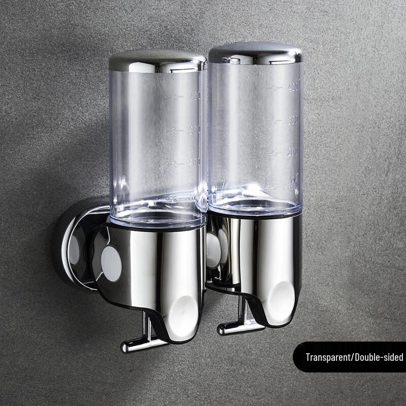 Double Wall-Mounted Liquid Soap Dispenser