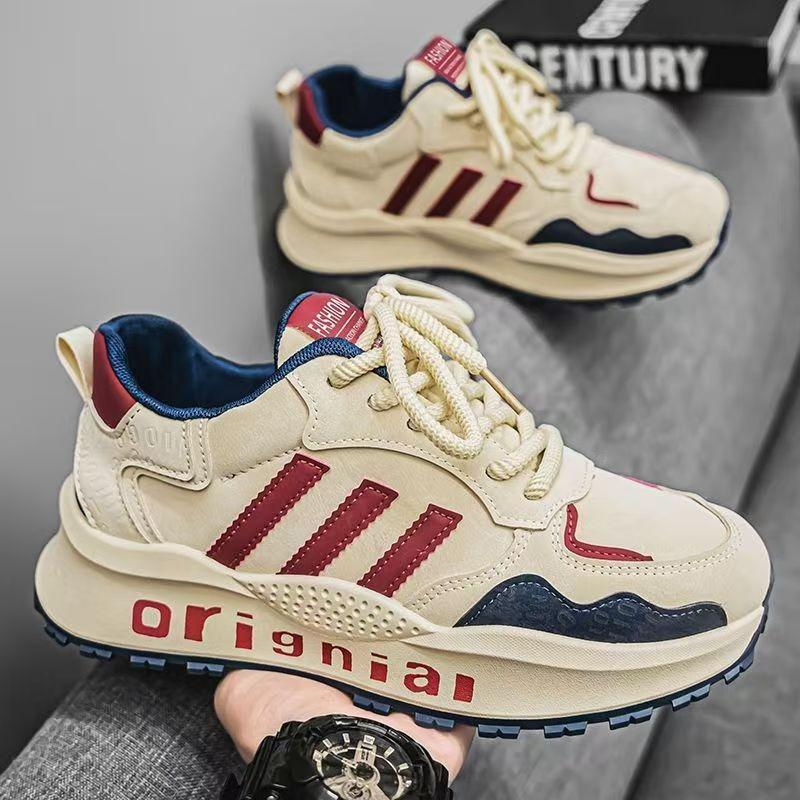 Pánské boty nové trendy sportovní ležérní boty s měkkou podrážkou pánské platformové běžecké lehké boty pro tátu nízké sportovní boty