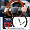 Car Steering Wheel Cover 38cm Universal Heated Steering Wheel Cover with Car Steering Wheeling Protector for Winter Driving