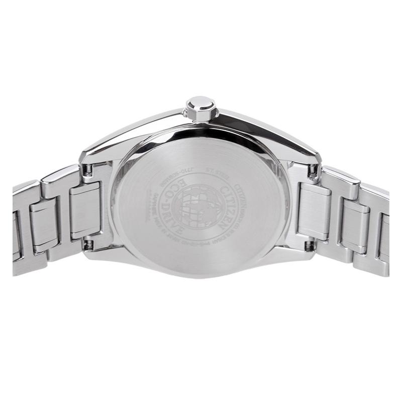 Citizen Eco-Drive Series Calendar Window Steel Strap Casual Solar Quartz Steel Strap 31mm Women's Watch Black Dial FE1050-52E Brand Direct FE1050-52E
