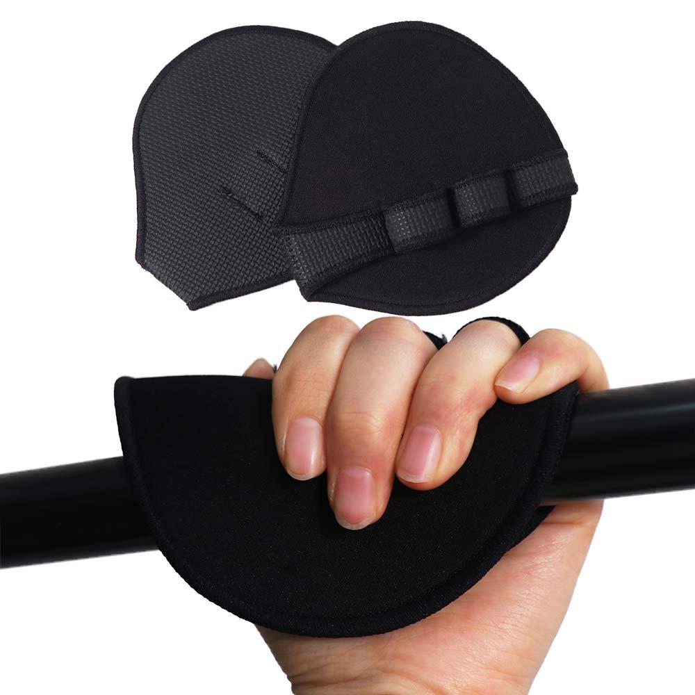 1 Pair Thicken Weightlifting Hand Protect Pads Non-slip Gym Power Gloves  Pull-ups