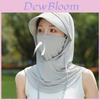 Summer Sun Protection Mask With Breathable Ice Silk Full Face Cover For Cycling And Outdoor Activities