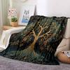 Tree Life Flannel Blanket Throw Blanket Soft Warm Sofa Bed Camping home Decor Unique Christmas Gift C926420