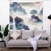 Bedroom Hanging Cloth Printed Tapestry Chinoiserie Wall Cloth Household Hanging Picture Living Room Decorative Cloth