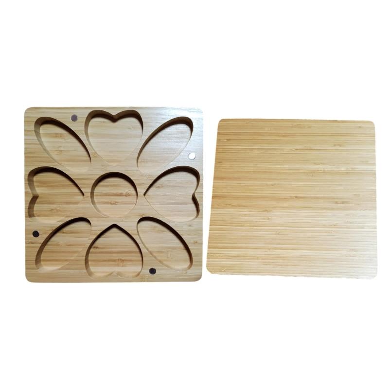 Jewelry Beading Board Wood Craft Tray Bead Organizing Plate Wood Beading Mats Necklace Bracelet Craft Tool Wood Texture 1