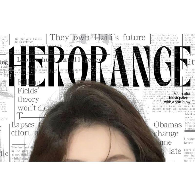 HERORANGE - 4 Colors Soft Cheek Blusher - 01# Summer Morning