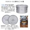 Boundless Voyage Titanium Multifunctional Food Storage with Airtight Lid and Steam Portable for and Picnics Container, 1500ml, Vent, Steamer,