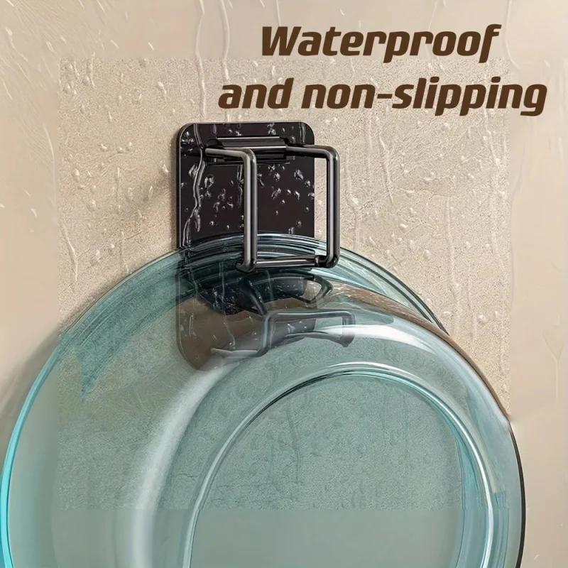 Foldable non perforated washbasin hook storage rack suitable for kitchen and bathroom storage rack shower basin hook