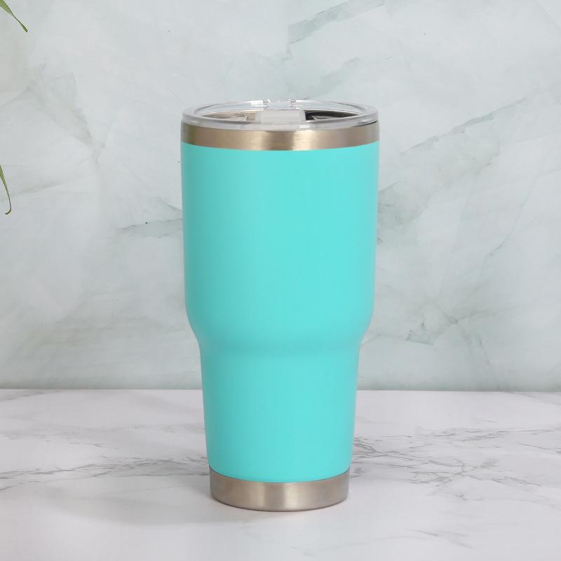 30oz Stainless Steel Double-Layer Thermos Mug for Hot/Cold Beverages