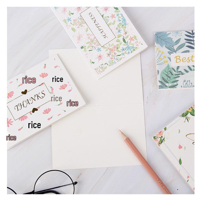 Tarjetas de felicitación de punto: Estampado en Caliente Creativo para Cumpleaños, Qixi, Día del Maestro y Navidad