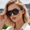 SO&EI Fashion Candy Color Pilot Women Shades UV400 Sunglasses Retro Men Leopard Sun Glasses