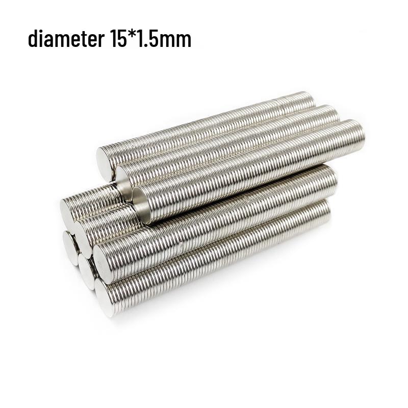 Neodymium Iron Boron Double-Sided Strong Suction Magnets for Fridges, Round and Square Shapes.