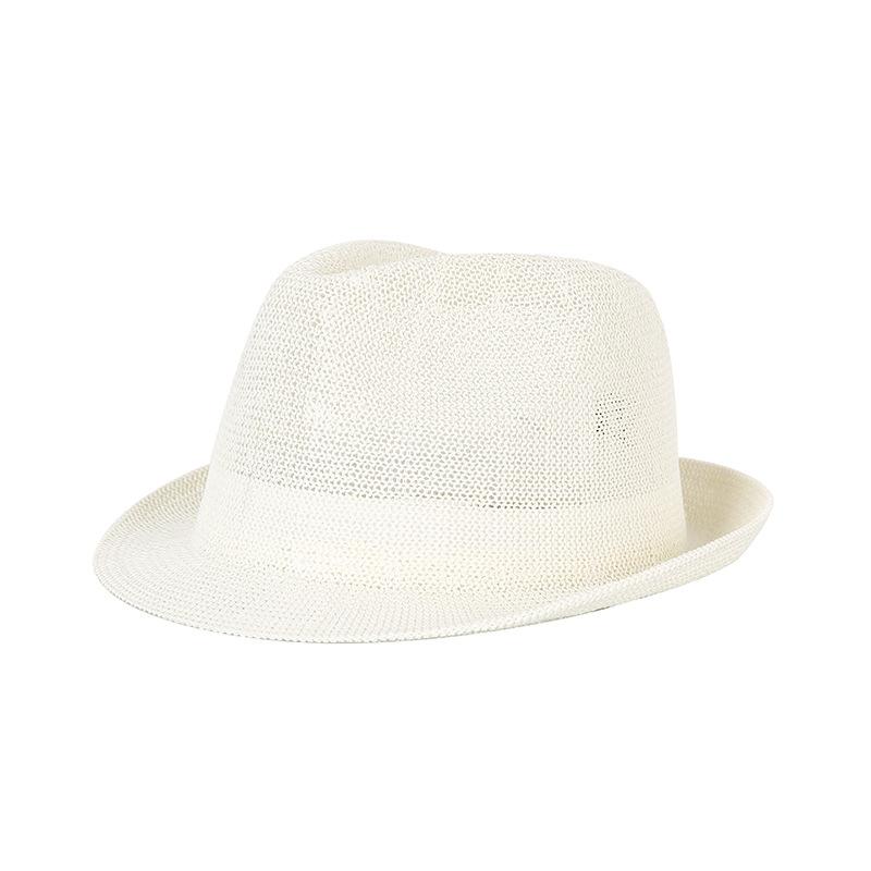 Hat Summer Top Hat European and American Version of Grass Yarn Sunshade Neutral Male and Female Jazz Hat