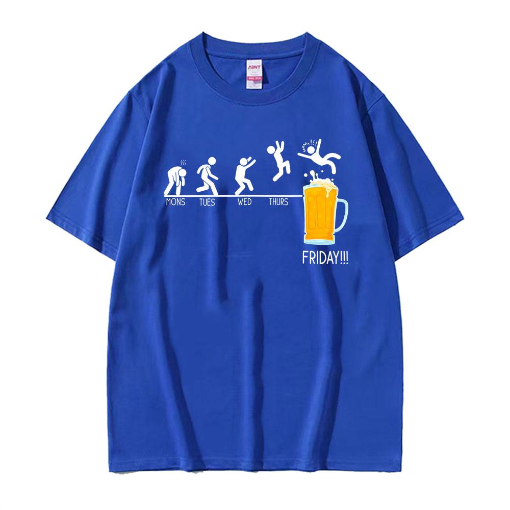 Funny Beer Week For Beer Lovers Graphic T Shirt Summer Unisex Unisex Clothing Retro Tees Fashion Oversized Casual Tshirt Streetwear