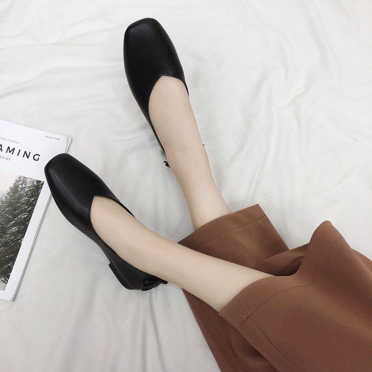 2024 Newest Women Flats Shallow Women Shoes for Nurse Ballerina Chaussures Femme Casual Women Loafers Genuine Ballet Flat Shoes