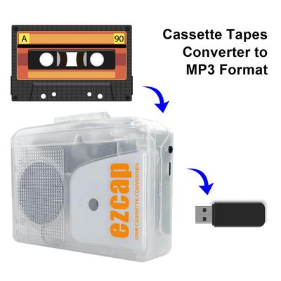USB Cassette Player Walkman Stereo Tape To MP3 Converter Audio Music Recorder To MP3 Digital File