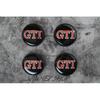 Set of 4 Volkswagen GTI alloy wheel caps 65mm