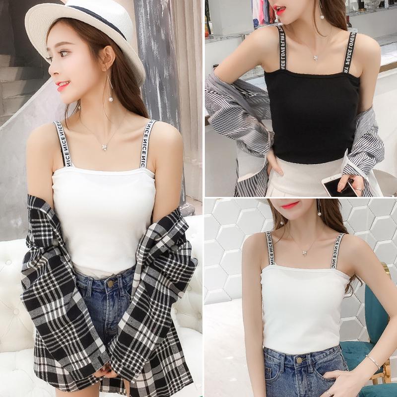 Spring and Summer Women's New Vest Slim Camisole Bottoming Shirt