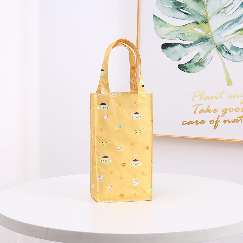 Hello Kitty Kuromi My Melody Cinnamoroll Pattern Cup Umbrella Canvas Storage Bag For Travel And Daily Use