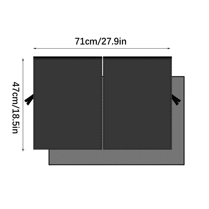 Boční sluneční clona na okno UV ochrana Magnetické závěsy pro soukromí Viditelná oblast a prodyšná síťovina Pro řidiče Rodinu Domácího mazlíčka Pasuje na přední
