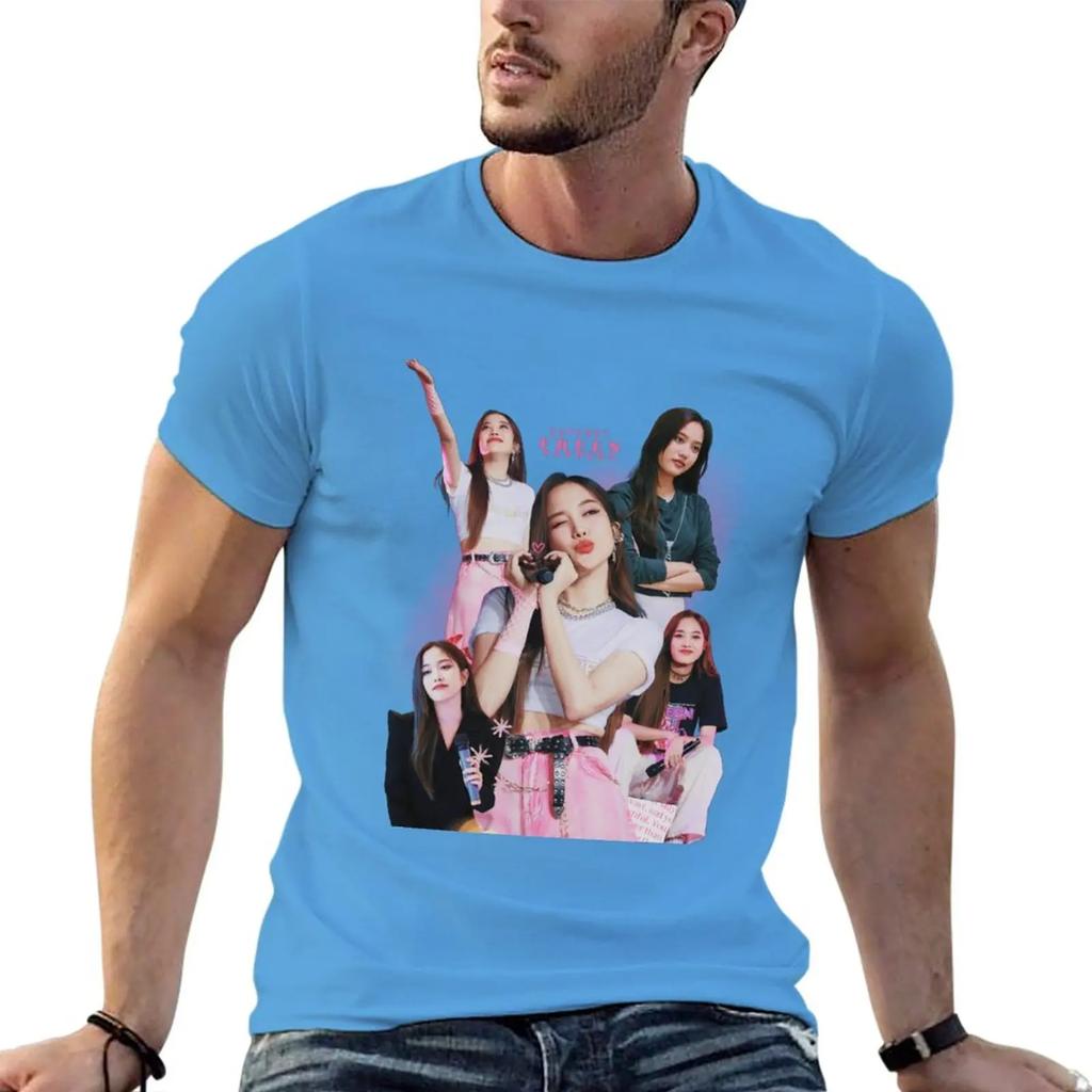 Nowa moda niestandardowy projekt własna Koszulka oversize letnie ubrania koszulki dla mężczyzn bawełna Nowe Wsparcie freen sarocha Koszulka