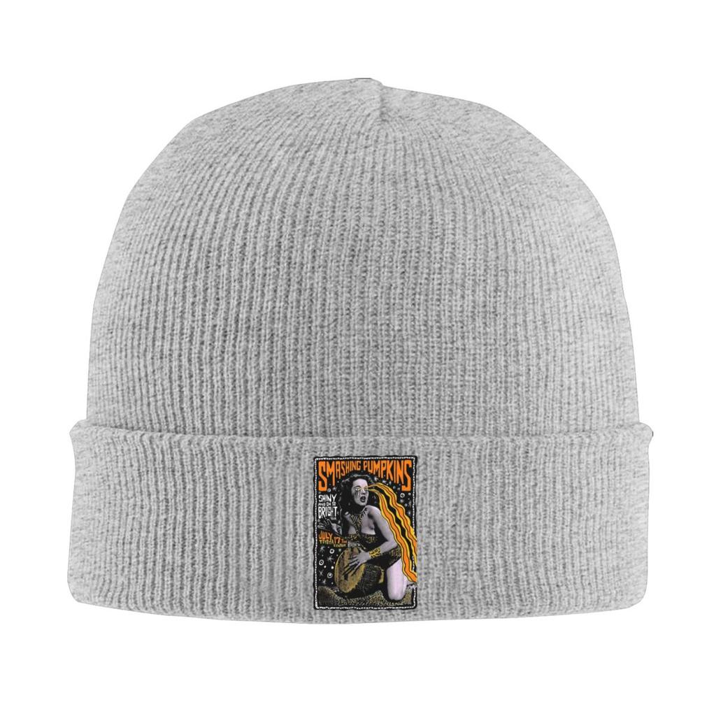 Smashing Pumpkins Warme Strickmütze Winter Strickmütze Beanie Mütze Skullies Beanies Hip Hop Mützen für Unisex