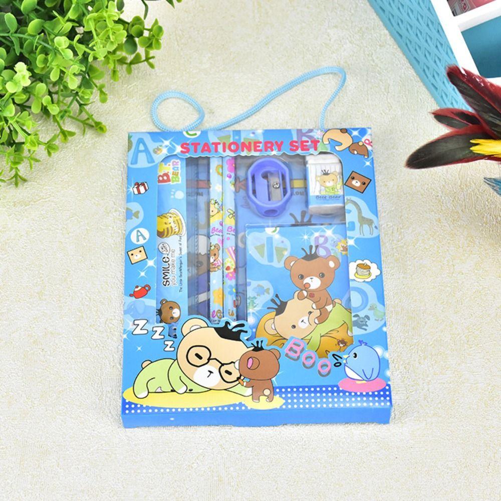 Dárkové studijní psací potřeby Gumy Mateřská škola narozeninové dárky Ceny Roztomilá sada psacích potřeb 6 v 1