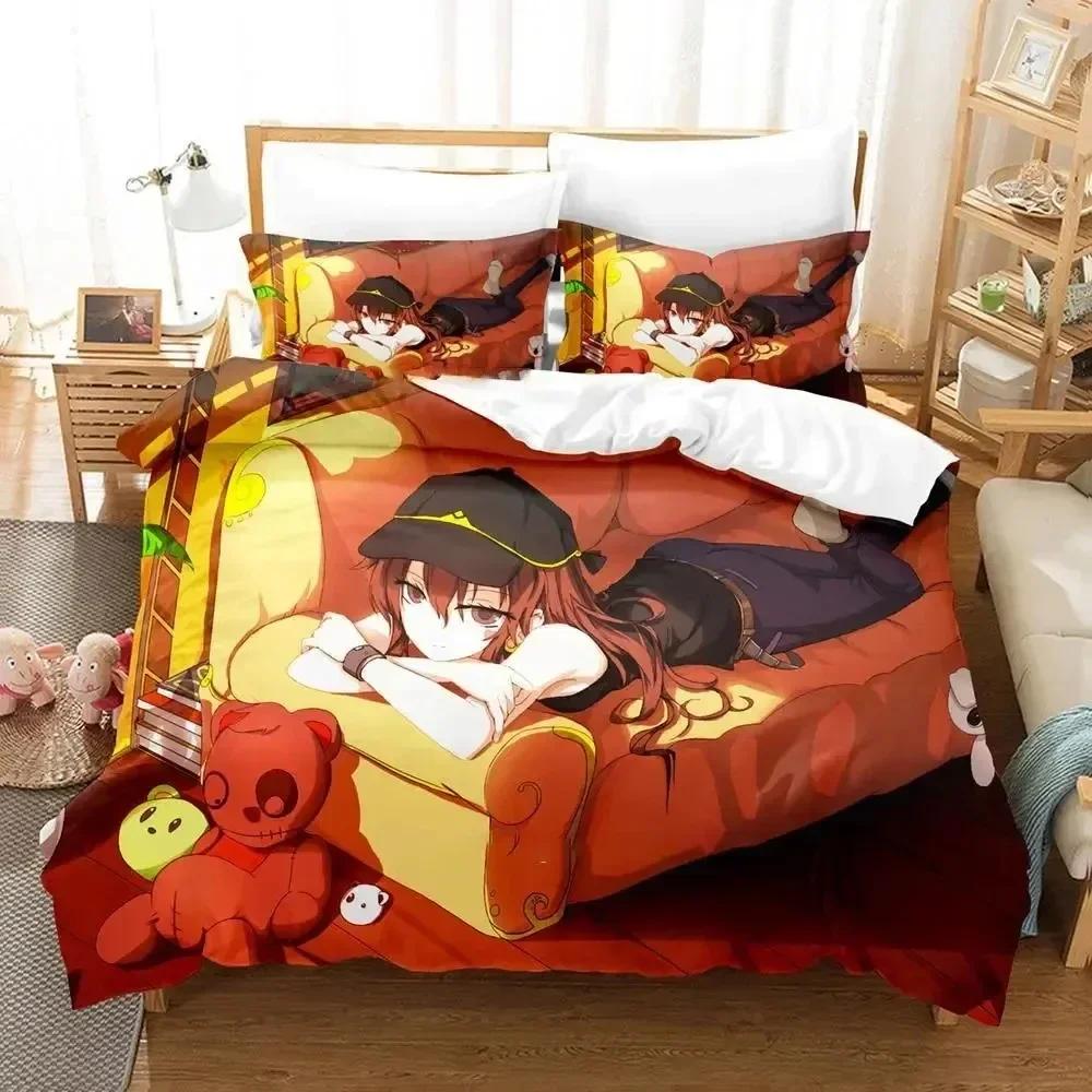 Anime Pixiv Fantasia T Bedding Set Duvet Cover Bed Set Quilt Cover Pillowcase Comforter king Queen Size Boys Adult Bedding Set
