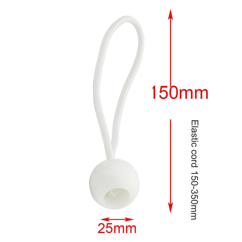 Lace Ends Ties Down Fixed Boat Pole Strapping Rope Bungee Cord Ball Elastic Rope Tent Accessories
