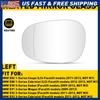 Driver Mirror Side Glass Fit 09-11 E81 Heated E91 E90 BMW E92 328I 325I 335I BA