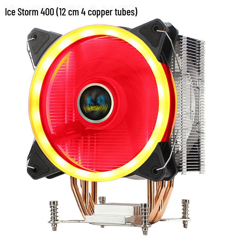 4-Kupfer Heatpipe Leiser CPU-Kühler mit 12cm Lüfter, Kompatibel mit X77/X99 Mainboards, 2011 Desktop Tower Radiator.