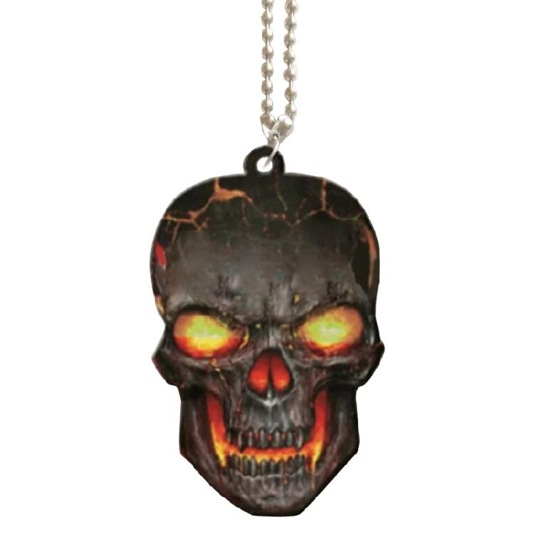 

Funny Skull Car Mirror Pendant Cute Skull Car Interior Decoration Ornament