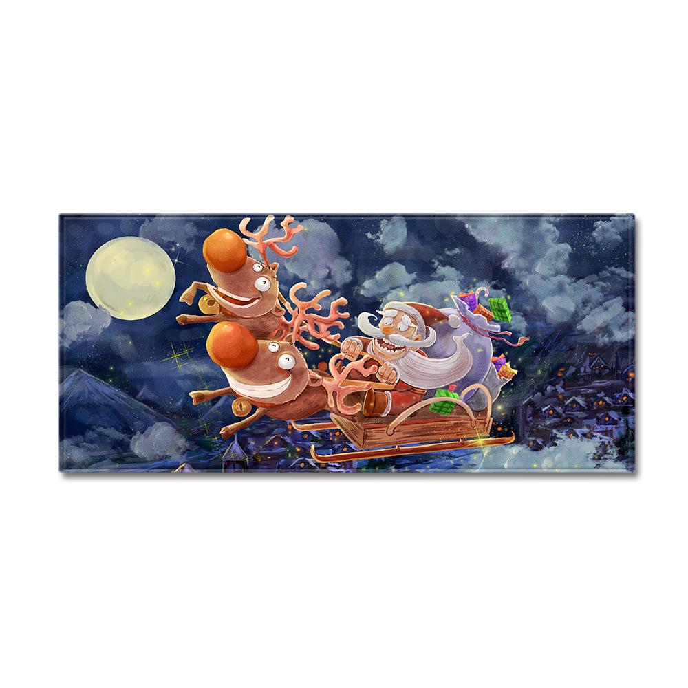 Christmas Kitchen Sand Carpet Doormat Long Floor Mat