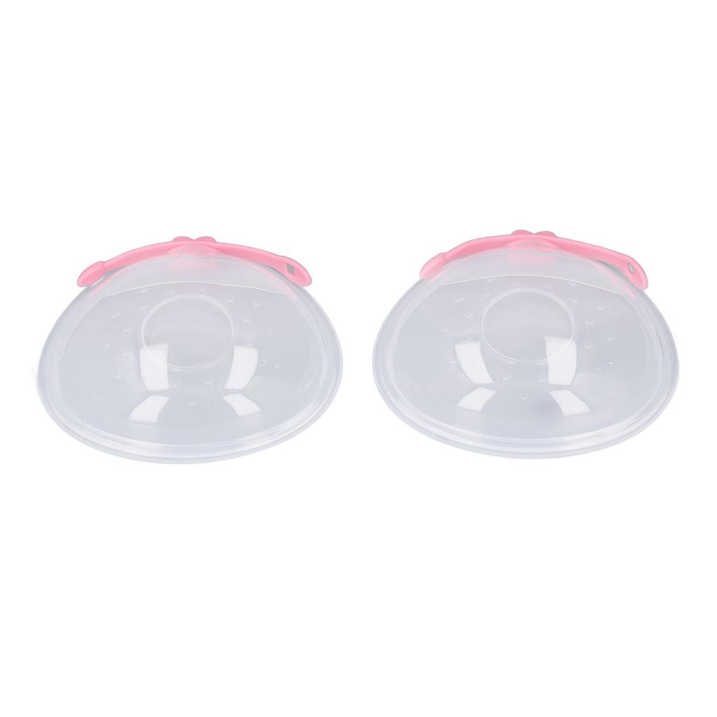 2 stk Morsmelk samlekopper Sølforebyggende silikon ammekopper med lokk 11cm Lengde