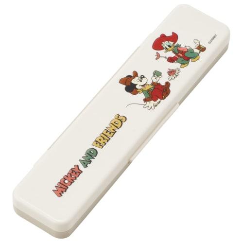 Skater Chopstick Spoon Combination Set 18cm Antibacterial Treated Lunch Box for Adults Comes with Silicone Cushion and Doesn't Make a Sound Made in Ja