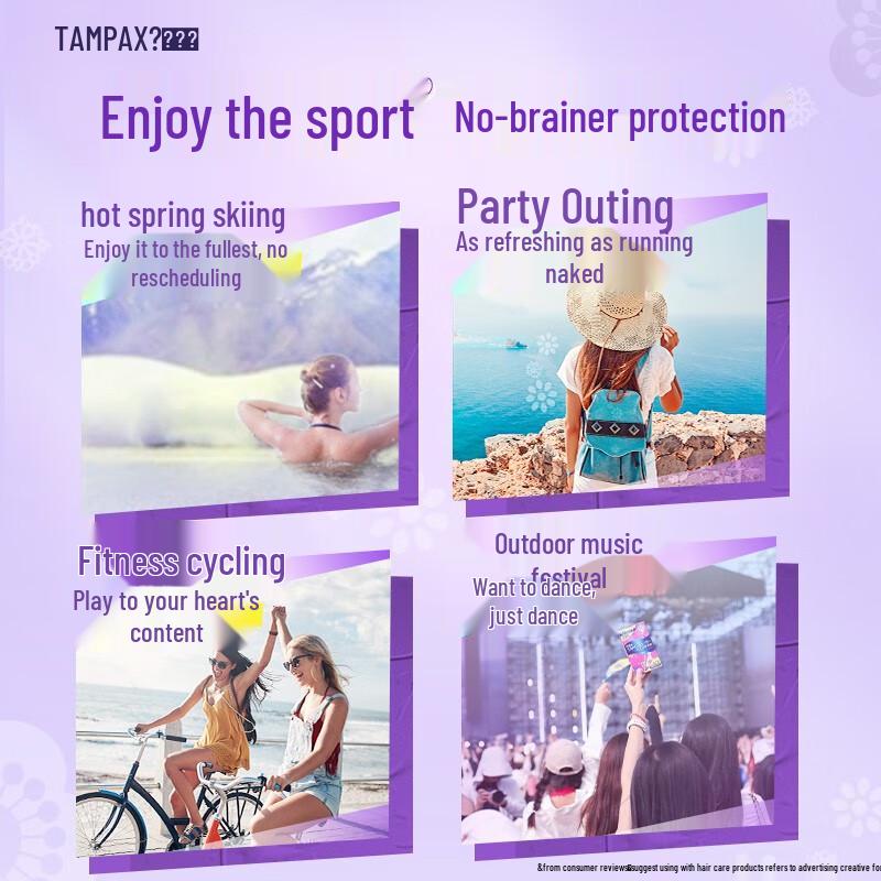 TAMPAX Easy-Push Short Applicator Tampons