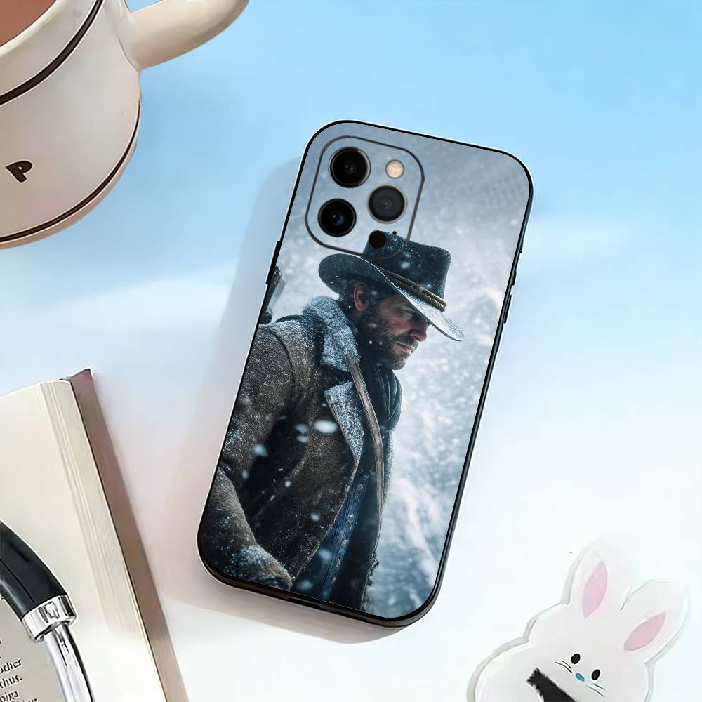 

RDR2-Arthur Morgan Phone Case For iPhone 17, 16,15,14,13,12,11 Plus,Pro Max, Others Soft Black Cover iPhone12PRO