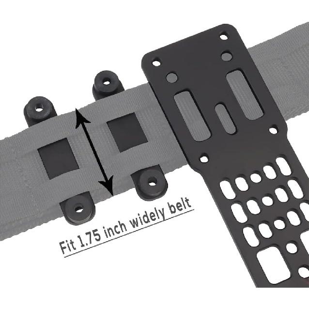 Metal Modular Pistol Holster Adapter, Compatible QLS Platform,Tactical Holster Drop Leg Hanging Extension Plate Adapter