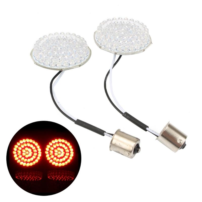 

Upgraded Front Rear LED Turn Signals 2-Inch Light Brake Running Light Kit 1157/1156 Used for Motorbike 1 Pair