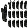 10 Stück/Set Metall Mini Federklemmen Anti-Rutsch Langer Schwanz Krokodilklemmen Mehrzweck Schwarz Krokodilklemmen Haus Büro Dekoration