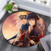 1Pc Naruto Circular Rug Office Decorative Carpet For Living Room Bedroom Door Mat Floor Carpet Computer Chair Area Rug