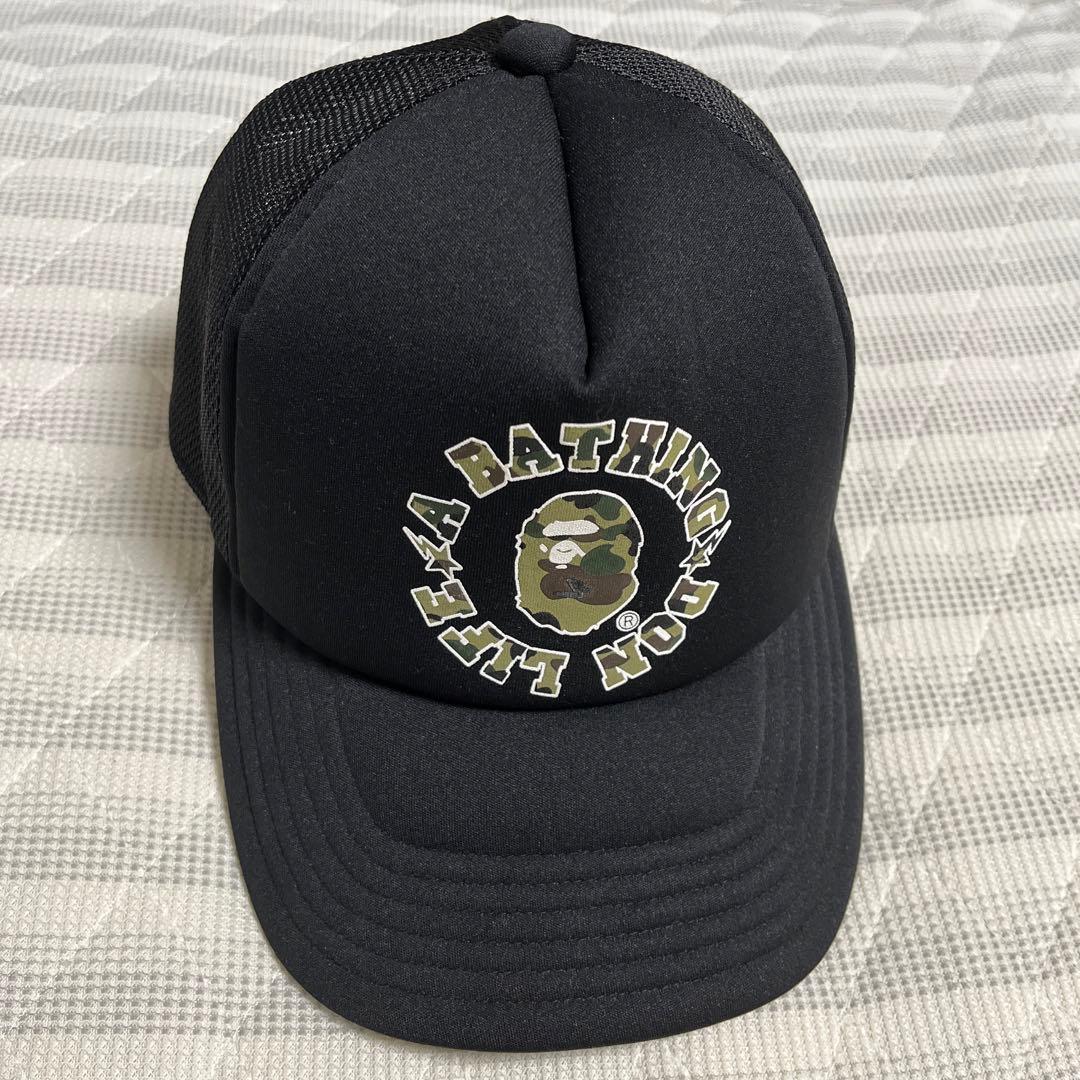 Used Super rare A BATHING APE BIG SEAN MESH CAP