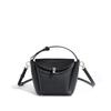 Leather shoulder messenger bag handbag fashion light luxury pillow bag women's bag simple zongzi bag