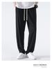Men's Ice Silk Wide Leg Summer Pants - Loose, Draping, Micro Flare with Stretch for Casual Wear