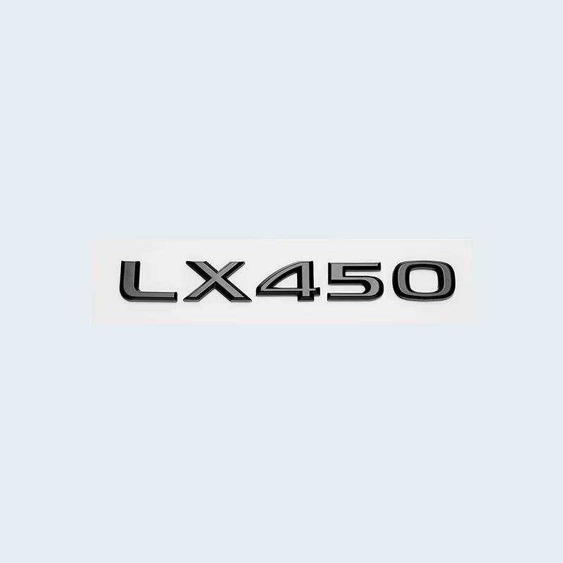 Glossy Black 3D ABS Letters Number LX450 LX470 LX570 Emblem For Lexus Car Trunk Logo Sticker Badge Accessories