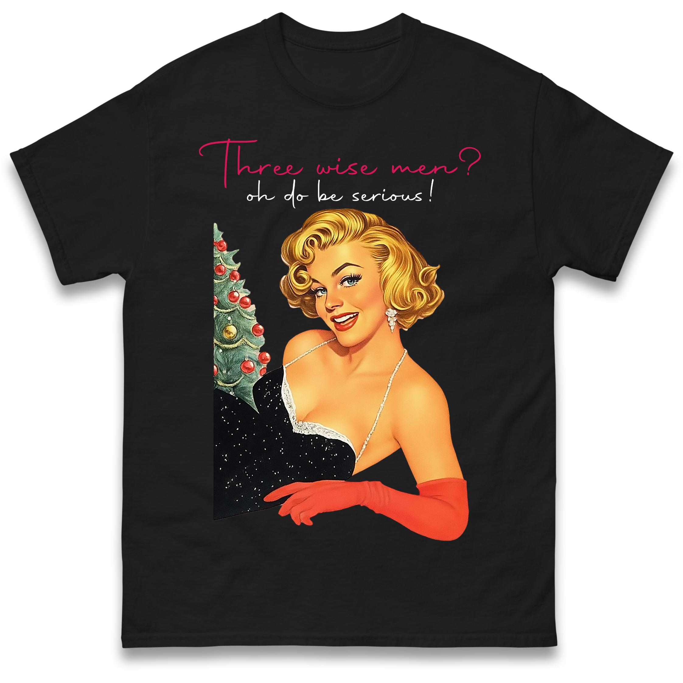 Three Wise Men Retro Christmas T Shirt Tshirt Mens Womens Unisex Tops Tees M